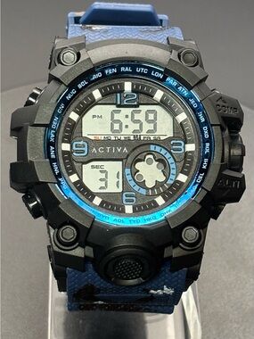 Invicta Activa Men’s Digital Watch- 54 mm, Blue Camo - ACW435-003